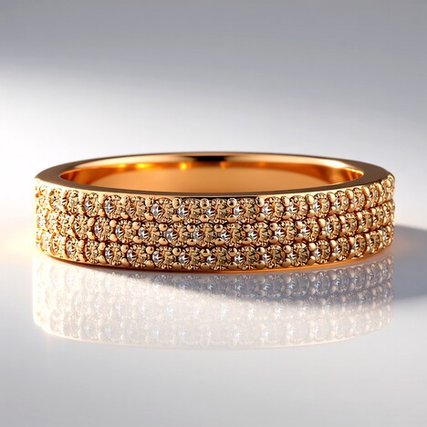 Anello in oro con Diamante Rose de France SI1 di Argyle (Annette)