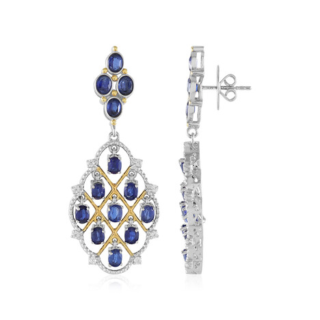 Boucles d'oreilles en argent et Kyanite du Népal (Dallas Prince Designs)