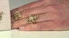 Gouden ring met AAA Mozambique robijnen (CIRARI)
