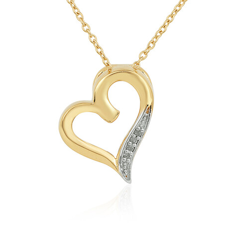 Collana in argento con Diamante I3 (I)