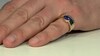 Bague en or et Tanzanite AAA (de Melo Gold)