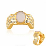 Anillo en plata con Ópalo de Welo (de Melo Essence)