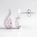 Orecchini in argento con Kunzite (Pallanova)