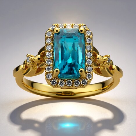 Anello in oro con Zircone Ratanakiri (CIRARI)