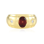 Anello in argento con Granato Mozambico