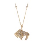 Collana in oro con Diamante Fancy SI2 (CIRARI)
