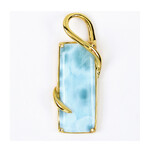 Larimar Silver Pendant