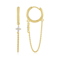 Zircon Silver Earrings