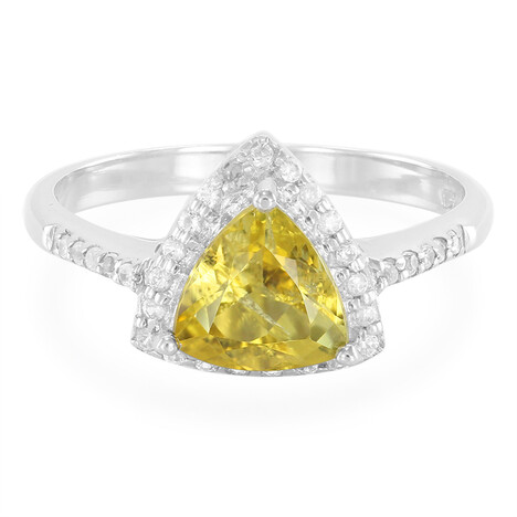 Anillo en plata con Turmalina