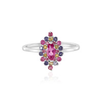 Anello in argento con Rubellite