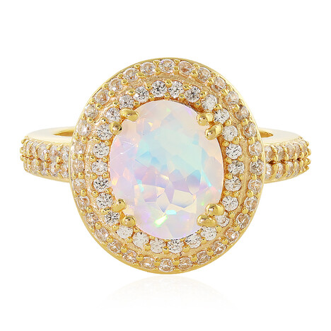 Bague en argent et Opale Welo