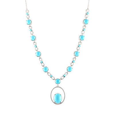 Collana in argento con Turchese Sleeping Beauty
