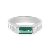Anello in argento con Tormalina Verde di Benedito (Adela Silber)