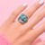 Bague en argent et Turquoise de Kingman (Desert Chic)