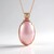Collana in argento con Perla Mabe Rosa (Gems en Vogue)