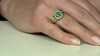Gouden ring met een AAA Zambia smaragd (Rifkind 1894 Collection)