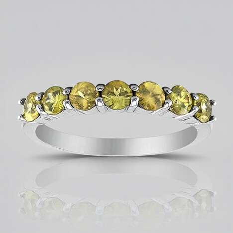 Anello in argento con Sfene