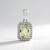 Ciondolo in argento con Kunzite Canarino