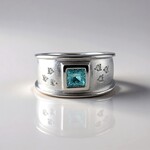 Anello in argento con Zircone Ratanakiri