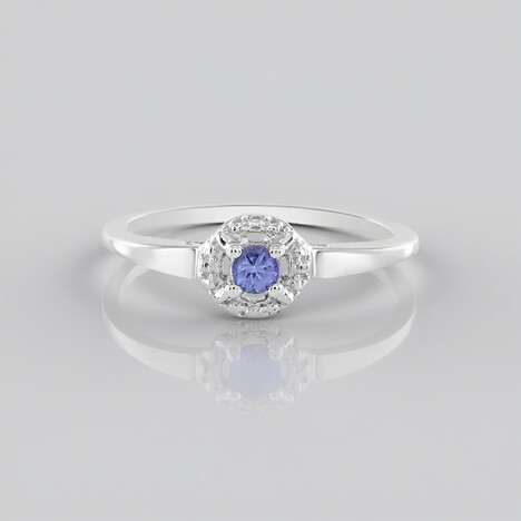 Bague en argent et Tanzanite