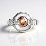 Anello in argento con Ametrina (MONOSONO COLLECTION)