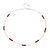 Collar en plata con Rubí