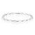 Zilveren armband met witte topaasstenen