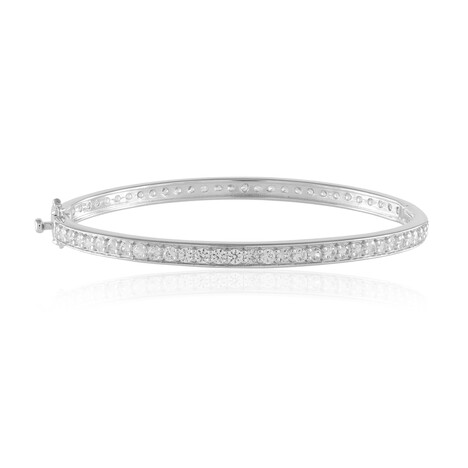 Brazalete en plata con Zircón (de Melo Essence)