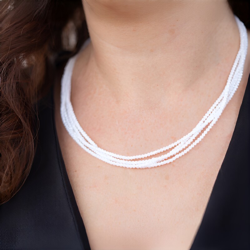 Collana in argento con Zircone