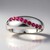 Anello in argento con Rubino della Birmania (Pallanova)
