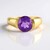 Anello in argento con Ametista del Marocco