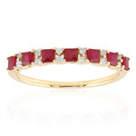 9K Mozambique Ruby Gold Ring