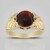 Bague en argent et Citrine Madère (Remy Rotenier)