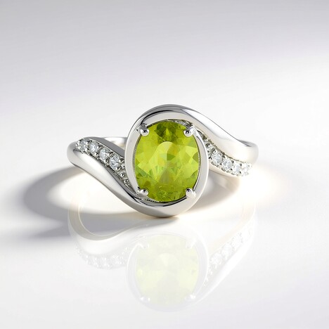 Anello in argento con Sfene