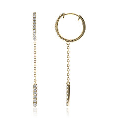 Pendientes en oro con Diamante SI2 (G)  (CIRARI)