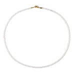 Collier en argent et Pierre de Lune arc-en-ciel