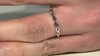 Zilveren ring met I2 Champagne Diamanten (de Melo Essence)
