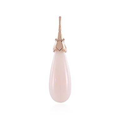 Pinkfarbener Opal-Silberanhänger (MONOSONO COLLECTION)