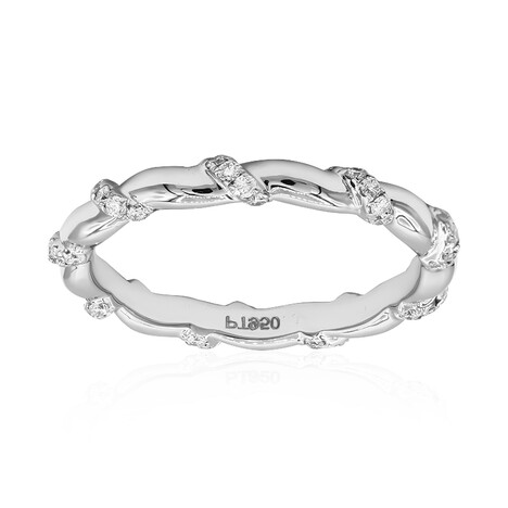 Anillo en platino con Diamante SI2 (G)