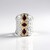 Anello in argento con Rodolite (Dallas Prince Designs)