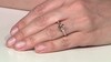 Gouden ring met een AAA Morganiet