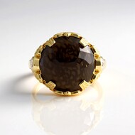 Smoky Quartz Silver Ring (Dallas Prince Designs)