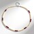 Collana in argento con Rubino