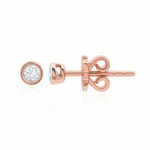Pendientes en oro con Diamante SI1 (G) (Annette)