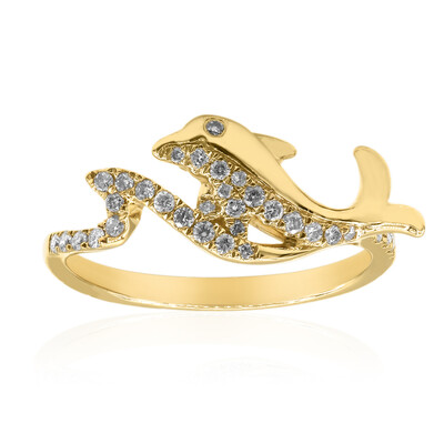 Anello in oro con Diamante I1 (H) (Smithsonian)