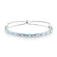 Bracelet en argent et Zircon de Ratanakiri