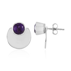 Siberian Amethyst Silver Earrings (de Melo)