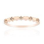 Anello in oro con Diamante Rose de France SI1 di Argyle (Annette)