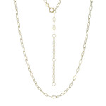 Silber-Ankerkette - 3,03 g - 40.5-48 cm - vergoldet