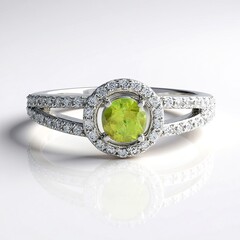 Anello in argento con Sfene